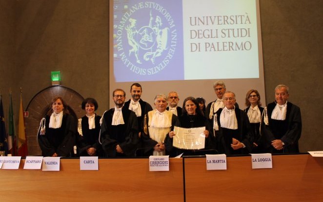 THE UNIVERSITY OF PALERMO CONFERS A DEGREE IN "MATERIALS ENGINEERING" HONORIS CAUSA ON CATIA BASTIOLI